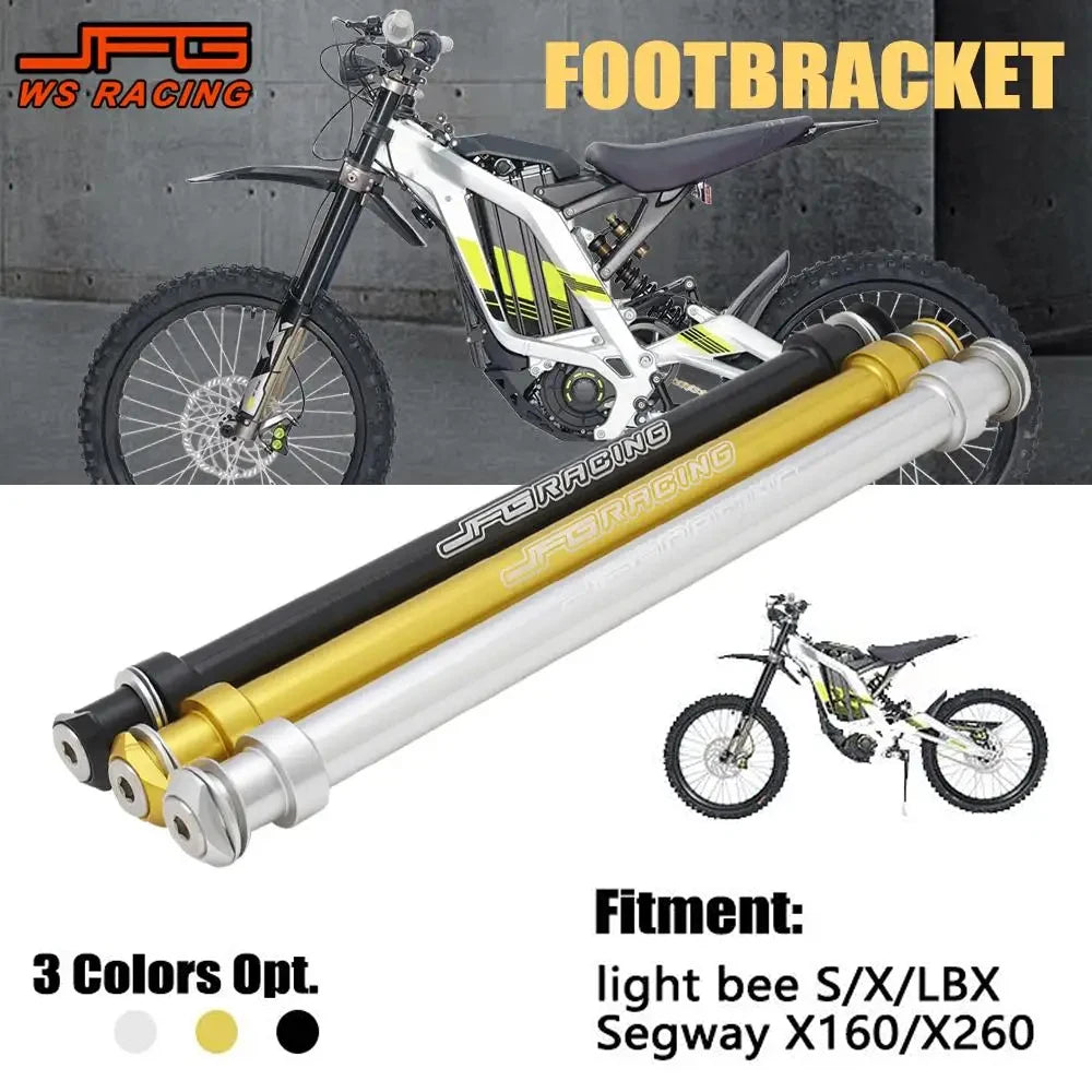Foot Pegs Bracket Motorcycle CNC Footbracket Foot Brace Lever For Sur-Ron Surron Lightbee Light Bee X S Electric Bike Moto Parts