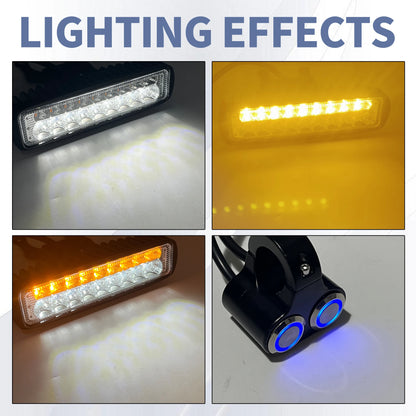 for Surron Light Bee Motorcycle Front Headlight Switch with Bracket Plug Motocross Parts for SURRON Accessories Electric Bike